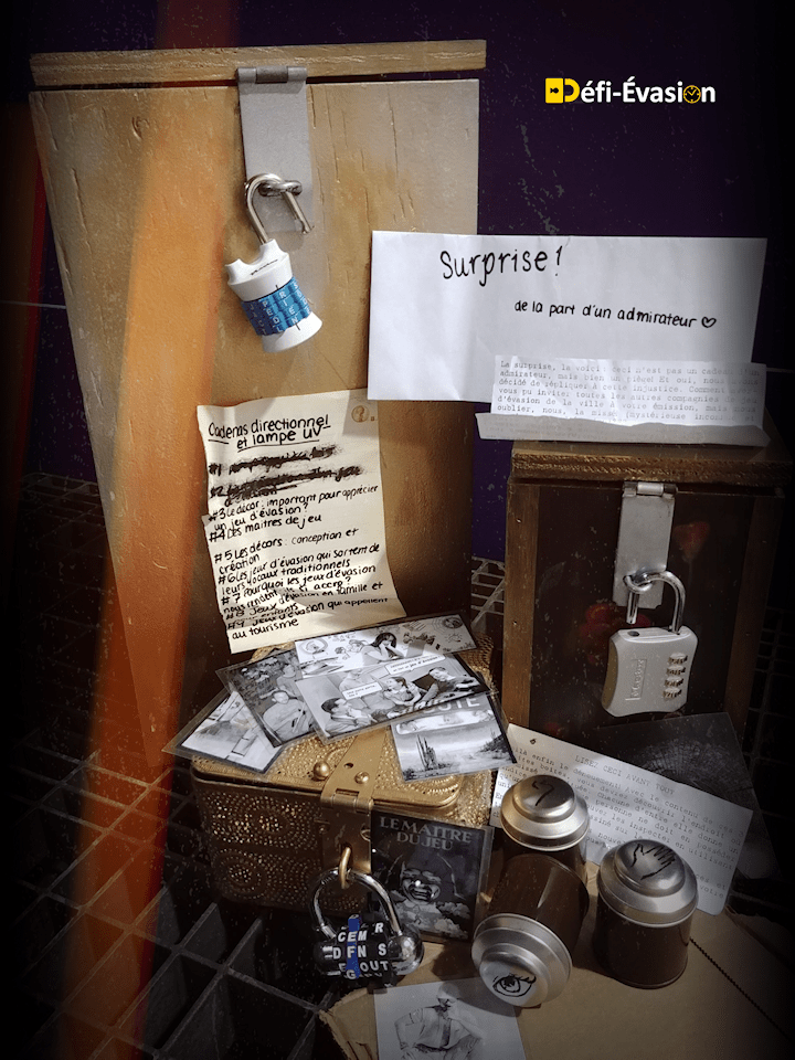 Defi Evasion surprise 2 avec LOGO version WEB